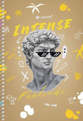 Зошит для записів, спiраль, А5/96арк., без лініювання, кремовий блок, 70г/м2, крафт, ВД-лак, Student Зошит для записів, спiраль, А5/96арк., без лініювання, кремовий блок, 70г/м2, крафт, ВД-лак, Student