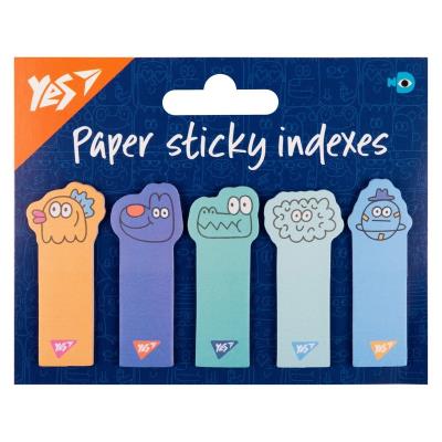 Індекси паперові Yes "Stand with Ukraine", 55*15мм, 100 шт (5x20)