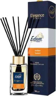 Аромадифузор з паличками ТМ "Edem" серія "Elegance" - Amber Sunset 90 ml (12/ящ)