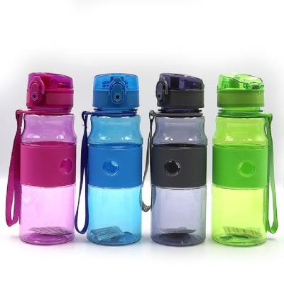 Бутылка для воды Urban прозрачная с петлей, резиновый держатель, 550 мл, IMG_6282