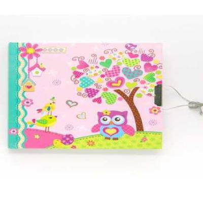 Блокнот дитячий на замочку 135x135mm, 70g, 56 л, Совушка Блокнот дитячий на замочку 135x135mm, 70g, 56 л, Совушка