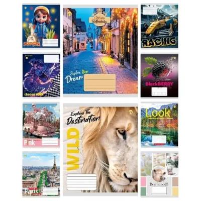 Зошит 18 арк.клітинка Тверда ТЕ41205 18КВ6 МІКС, 20/400, 10к.