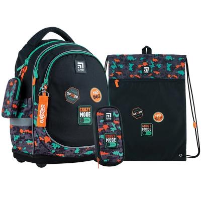 Набір рюкзак + пенал + сумка для взуття Kite 724S Crazy Mode