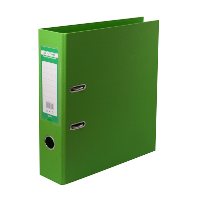 Реєстратор ELITE двост. А4, 70/75 мм (внутр./зовн.) салатовий, PP, збірний (1/24)