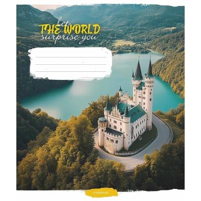 Зошит загальний, 96арк., у лінію, ВД-лак, Школярик