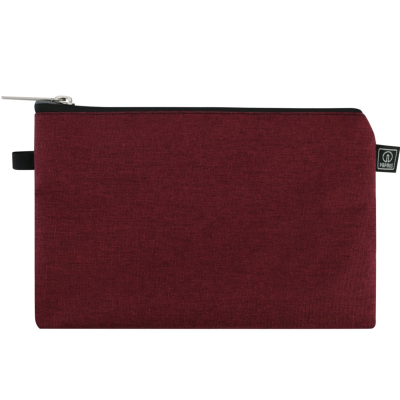 Папка для документів, текстильна, А6+, бургунді Папка для документів, текстильна, А6+, бургунді
