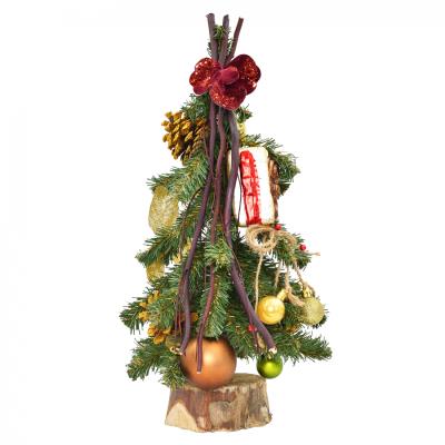 Ялинка Yes! Fun h-0,45 м з прикрасами "Тірамісу"