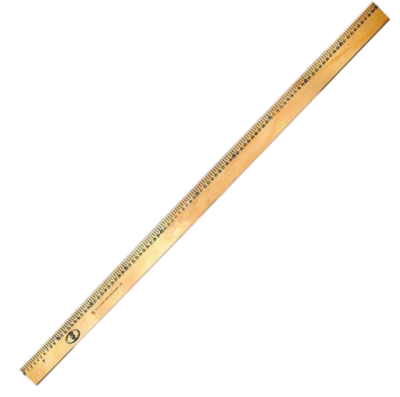Лінійка дерев’яна шовкографія 1м (100)