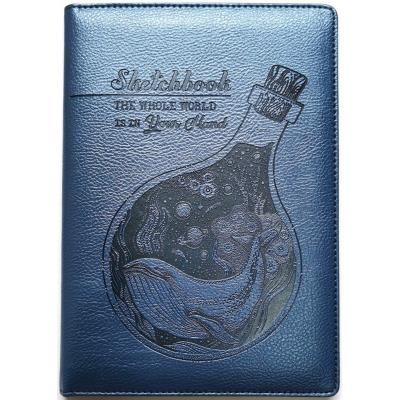 Скетчбук 100г , N9303,Кожзам,А5, 64 аркуші, чисті аркуші
