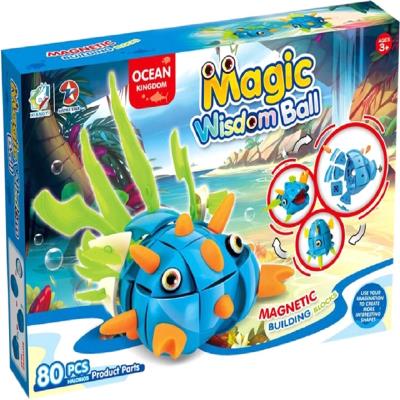 Магнітний конструктор 80 дет Магнітний конструктор 80 дет