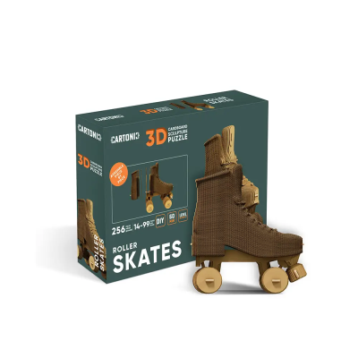 Картонний конструктор "Cartonic 3D Puzzle Roller skates"