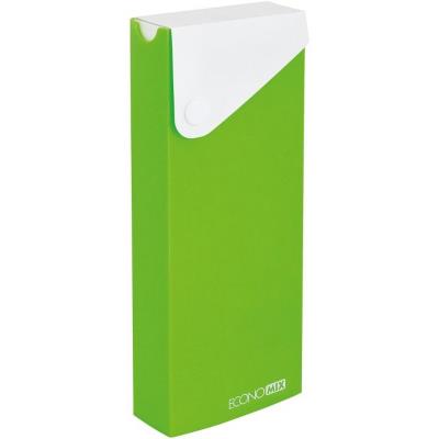 Пенал пластиковий на кнопці А6, салатовий Пенал пластиковий на кнопці А6, салатовий