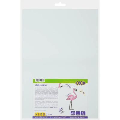 Фоаміран білий, А3, 5 л., 1 мм, KIDS Line