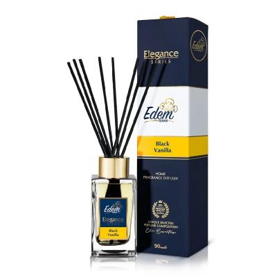 Аромадифузор з паличками ТМ "Edem" серія "Elegance" - Black Vanilla 90 мл (12/ящ) Аромадифузор з паличками ТМ "Edem" серія "Elegance" - Black Vanilla 90 мл (12/ящ)