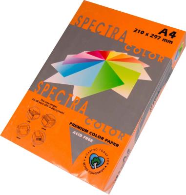 Бумага цветная Spectra Сolor, 240 Saffron (оранжевый), А4, 80 г/м2, 500 листов
