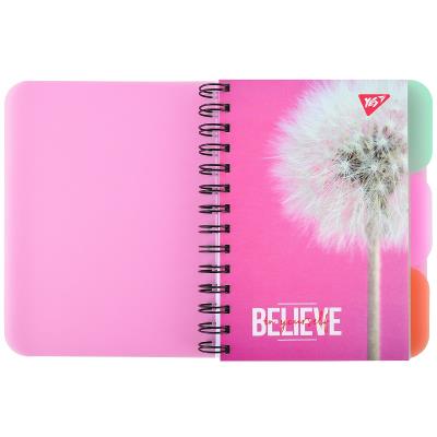 Зошит для записів YES В6/144 пл.обкл. Believe in yourself Зошит для записів YES В6/144 пл.обкл. Believe in yourself