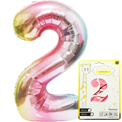 Кулька фольгована 481002 80см Кулька фольгована 481002 80см