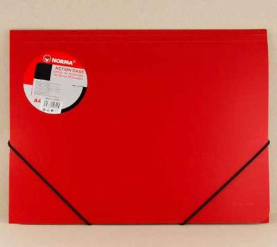 Папка на резинках Norma, 5060, А4, красная