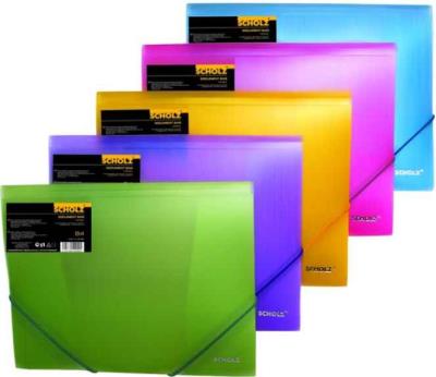Папка на гумці Scholz, 10507, А4, 550 мкн, мікс (1/20/120)