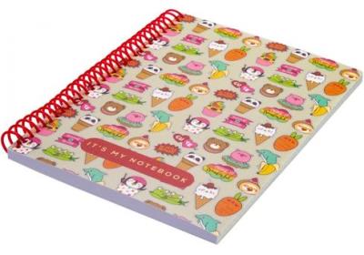 Блокнот "Pattern 31" А5, пластикова обкл., спіраль, 80 арк., клітинка Блокнот "Pattern 31" А5, пластикова обкл., спіраль, 80 арк., клітинка