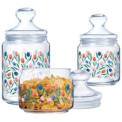 Банка LUMINARC CLUB ROSSARY /НАБІР/3х0.5, 0.75, 1 л (X1076) Банка LUMINARC CLUB ROSSARY /НАБІР/3х0.5, 0.75, 1 л (X1076)