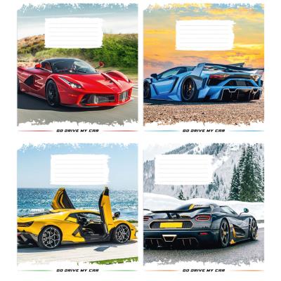 Зошит учнівський повноколірний 24 арк., лінія. "Авто"