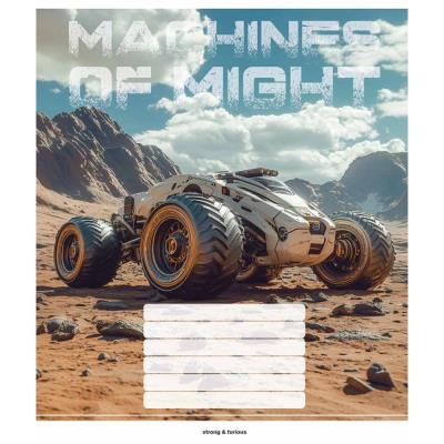 Зошит учнівський, 12арк., у лінію, ВД-лак, Star