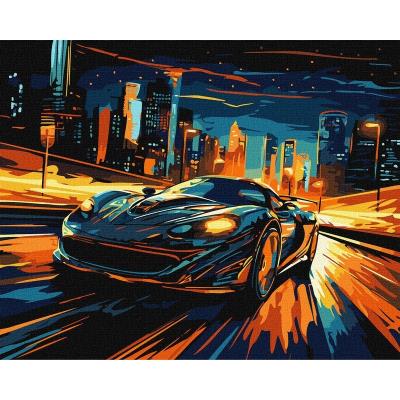 Набір для розпису по номерах "Нічне місто" 40х50см Набір для розпису по номерах "Нічне місто" 40х50см