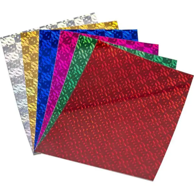 Набір одностороннього кольорового голографічного картону (21х29,7см),3 аркуши,YT-8052 Набір одностороннього кольорового голографічного картону (21х29,7см),3 аркуши,YT-8052