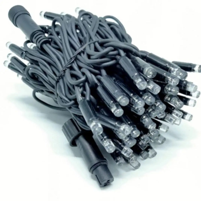 1420-23 Гірлянда вулична 100 LED 10м,чорний каучук 1420-23 Гірлянда вулична 100 LED 10м,чорний каучук