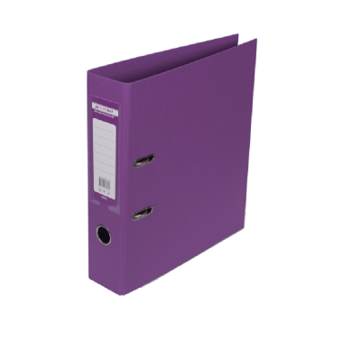 Регистратор ELITE, 2-х сторонний, А4, 70мм, сиреневый, сборный
