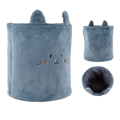 Кошик для зберігання 3100 Cute Cat 30х35 см, плюшевий Кошик для зберігання 3100 Cute Cat 30х35 см, плюшевий