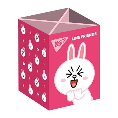 Стакан для письмового приладдя YES "Line Friends", картон