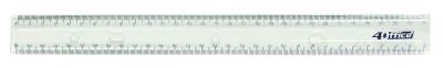 Лінійка 4Office, 30см, пластикова, прозора (60/600) Лінійка 4Office, 30см, пластикова, прозора (60/600)