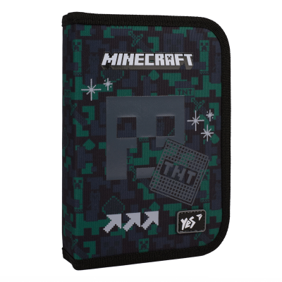 Пенал твердий YES одинарний з клапаном HP-03 Minecraft Watch Out