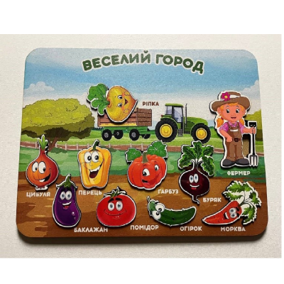 ЗД пазд "Веселий город" 25x33 ЗД пазд "Веселий город" 25x33