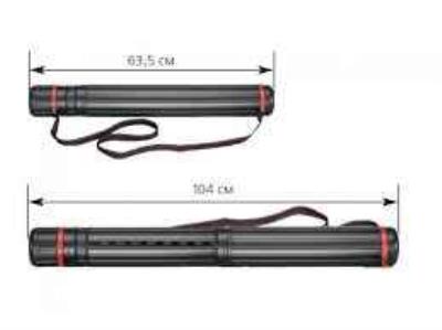 Тубус для креслення, діаметр 8,5см., телескопічний, розмір 63,5-104 см, 9020, NORMA (1/36) Тубус для креслення, діаметр 8,5см., телескопічний, розмір 63,5-104 см, 9020, NORMA (1/36)
