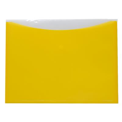 Папка-конверт на кнопке Optima 35206-05, А4, 2 отделения, фактура "Вышиванка", желтая Папка-конверт на кнопке Optima 35206-05, А4, 2 отделения, фактура "Вышиванка", желтая