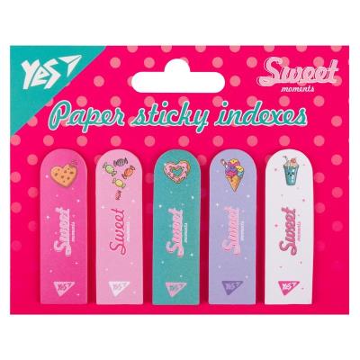 Індекси паперові Yes "Sweet Cream", 55*15мм, 100 шт (5x20) Індекси паперові Yes "Sweet Cream", 55*15мм, 100 шт (5x20)