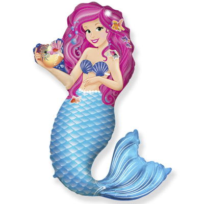 1207-3407 Кулька Ф ФІГУРА11 Русалочка з мушлею