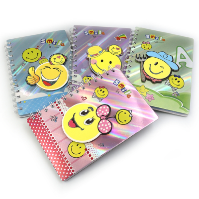 DSCN0595 Блокнот на спіралі "Смайл" P60 19*12,7см, mix4, 1шт/єтик.