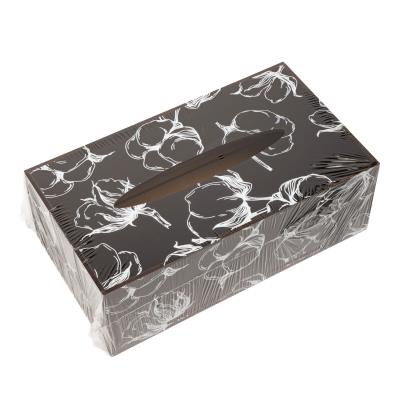 hdf0604 Серветниця "Бавовна", чорна (ХДФ, розмір 232х130х80 мм)