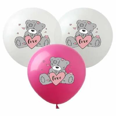 Кульки Pelican 12 (30см) "Ведмедик Тедді з серцем" Кульки Pelican 12 (30см) "Ведмедик Тедді з серцем"