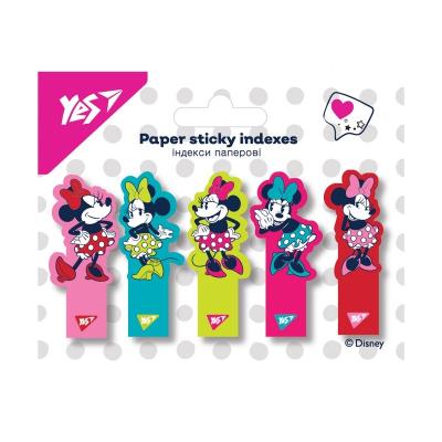 Індекси паперові YES "Minnie Mouse" 50x15мм, 100шт (5x20) Індекси паперові YES "Minnie Mouse" 50x15мм, 100шт (5x20)