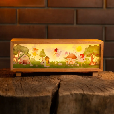 npa0006 Нічник-панорама “Казкові феї”, лак (LED, Акумулятор, USB Type-C)