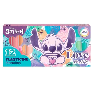 Пластилін 12 кольорів COLORINO/STITCH