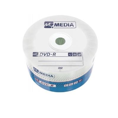 Диск DVD MyMedia DVD-R 4.7GB 16X Wrap MATT SILVER 50шт (69200) 