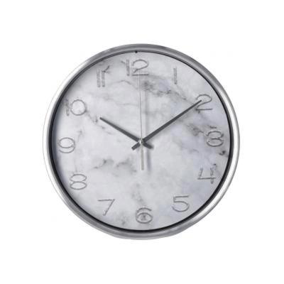Годинник настінний металевий Optima MARBLE, сірий мармур Годинник настінний металевий Optima MARBLE, сірий мармур
