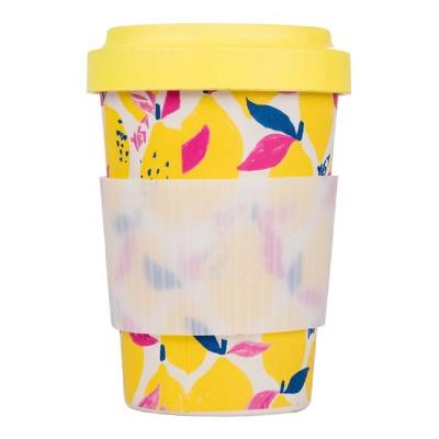 Стакан из бамбука YES "Hotch Potch Lemonade", 400 мл. с крышкой, 707307 Стакан из бамбука YES "Hotch Potch Lemonade", 400 мл. с крышкой, 707307