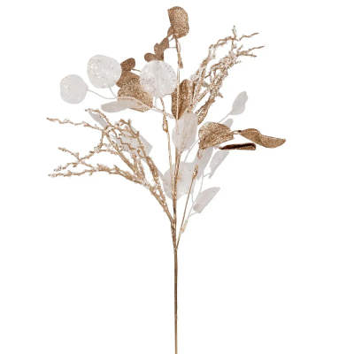 Гілка декоративна Yes! Fun золоті листочки, 76 см